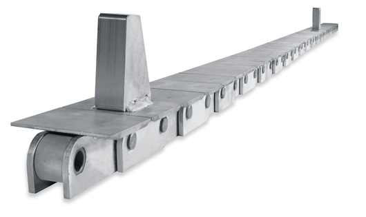 Traglaschenketten für die Fördertechnik